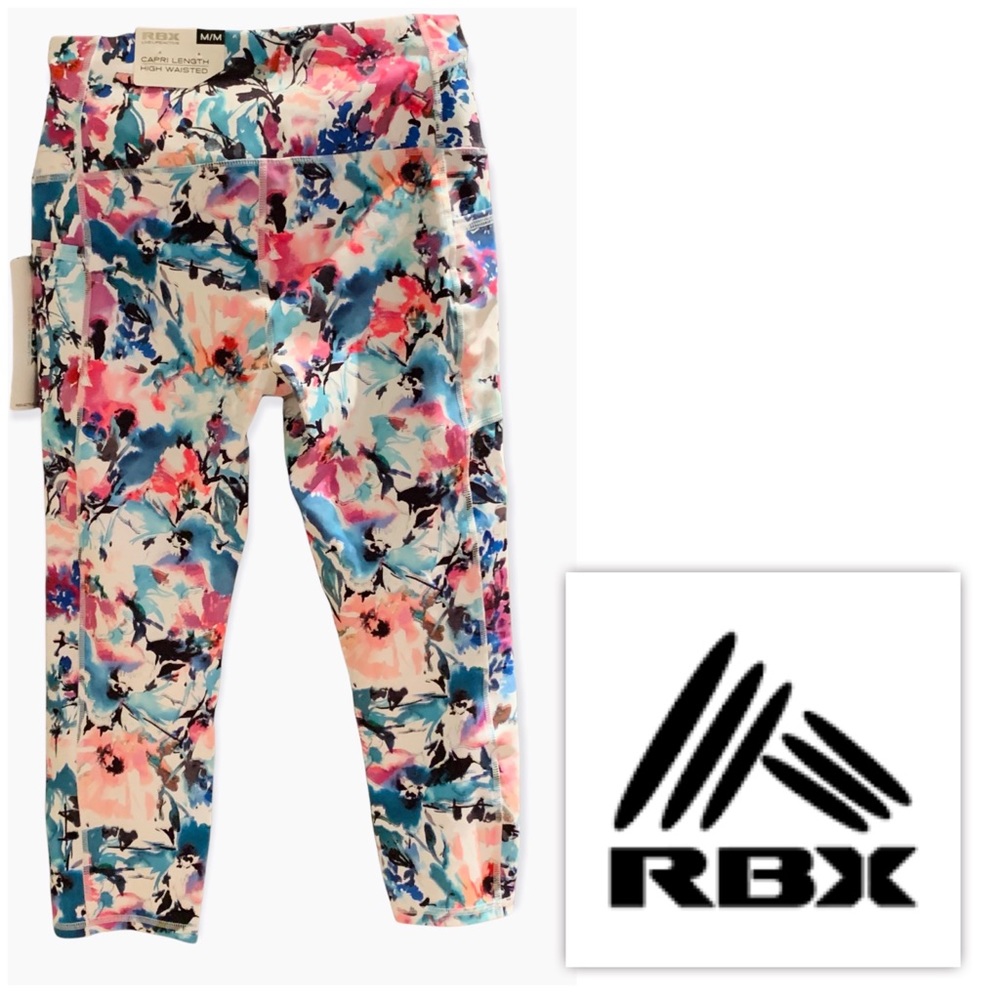 RBX Capri Length Legging NWT Size M